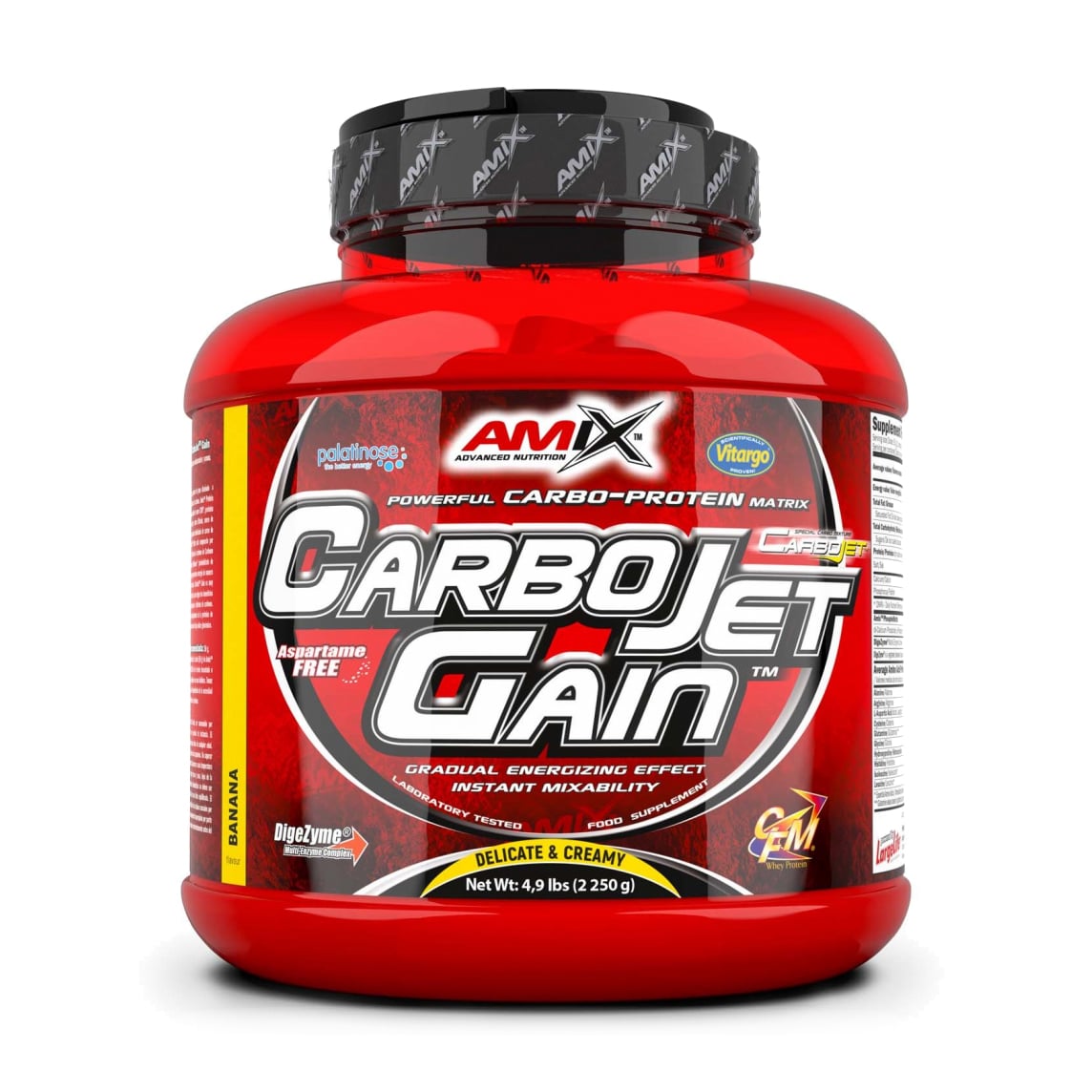 Гейнер Amix Nutrition CarboJet Gain Банан, 2.25 кг