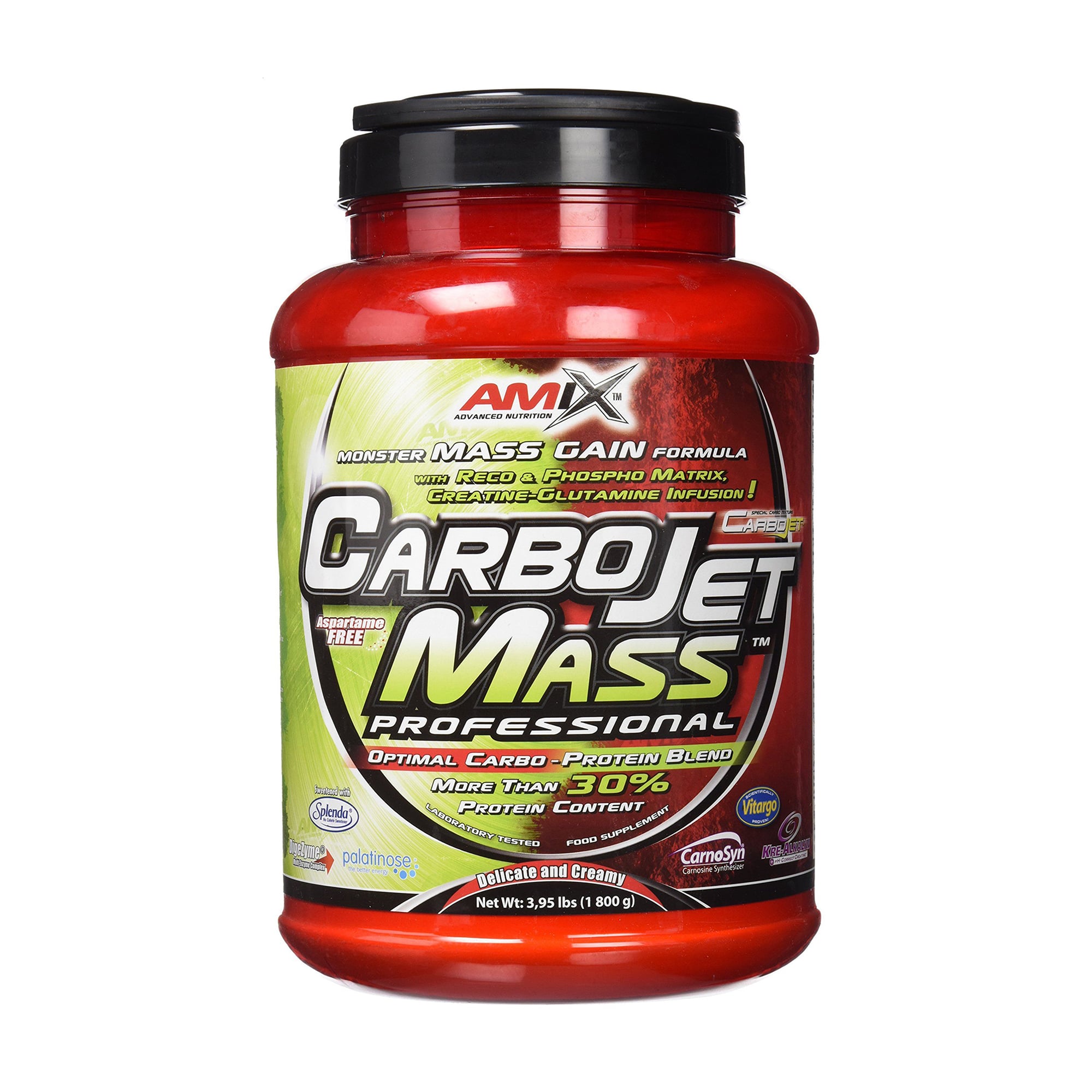 Гейнер Amix Nutrition CarboJet Gain Mass Professional Полуниця та банан, 1.8 кг