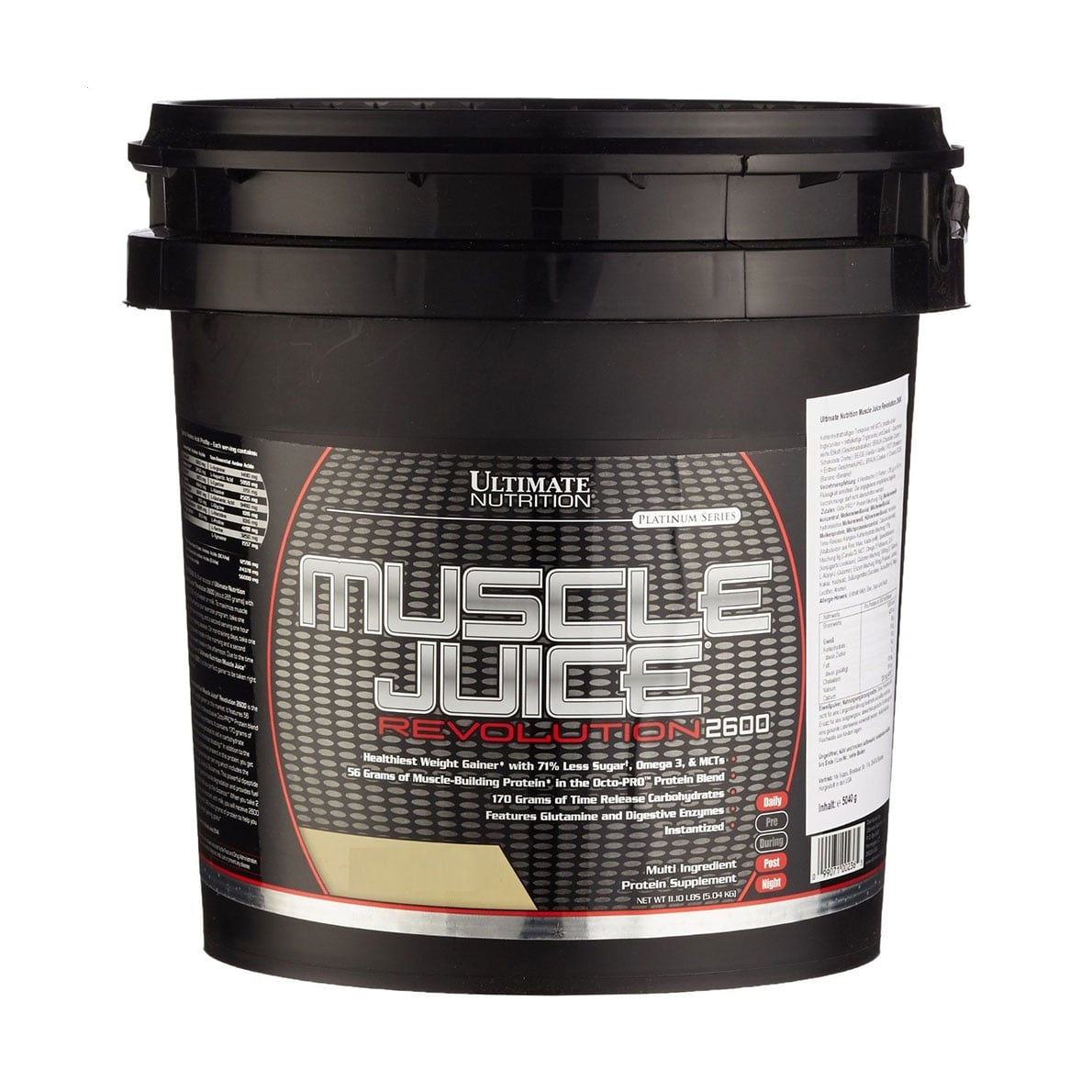 Гейнер Ultimate Nutrition Muscle Juice Revolution 2600 Ванільний крем, в порошку, 5.04 кг